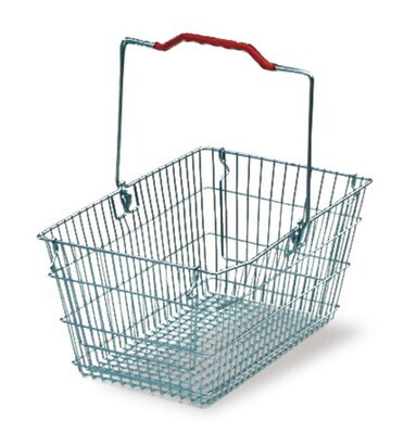 Cesto manuale, zincato-cromato, 20 l 1 pezzo