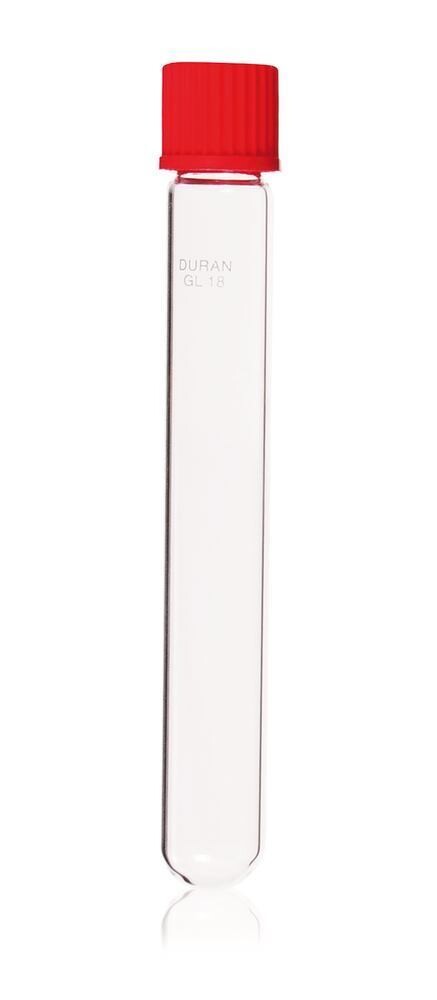 Culture tubes with screw cap DURAN® glass, 34 ml, height, 150 mm 50 pieces