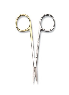 Dissecting scissors with microsection curved 1 piece