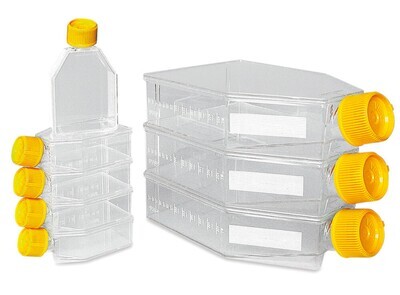 Frascos de cultivo celular, 25 cm², 60 ml, 3-8 ml 360 uds.