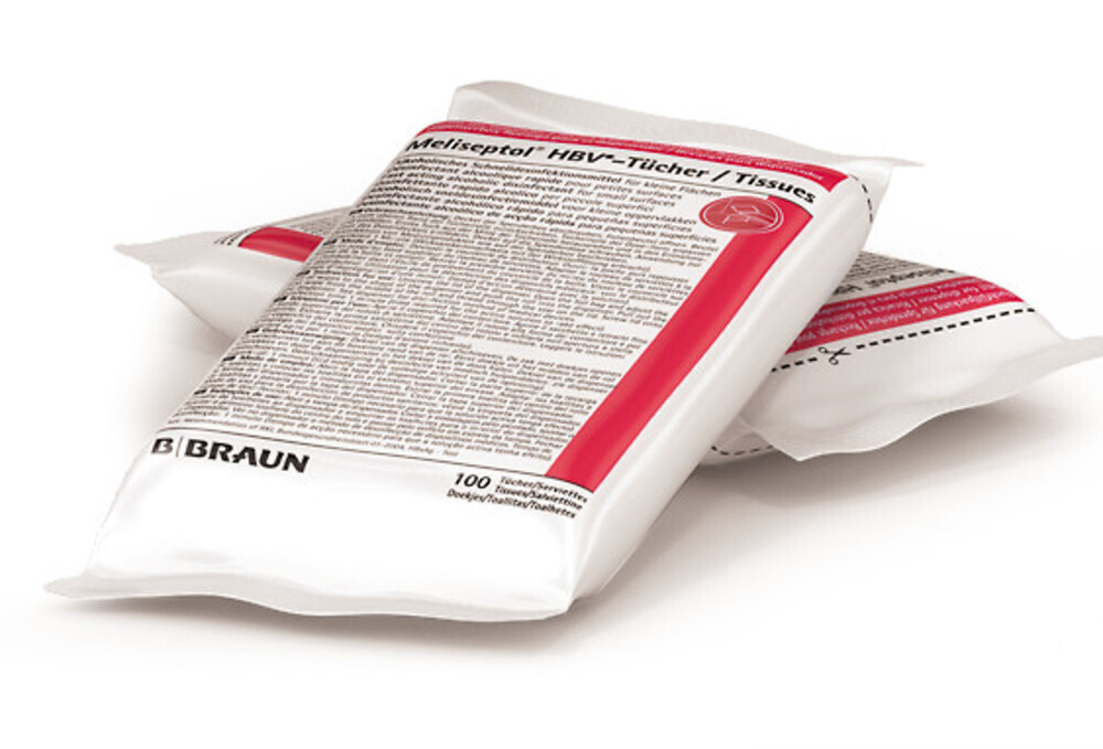 Decontamination Wipes Meliseptol® HBV Wipes, Refill 1 Piece