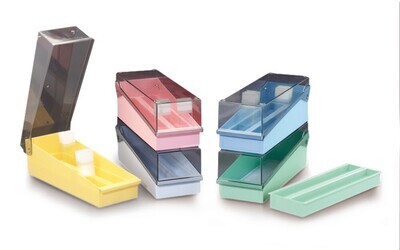 Object glass containers 100 places, green 1 piece