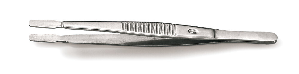 Cover glass tweezers straight 1 piece