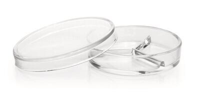 Petri dishes divided into 3 compartments 10 pieces