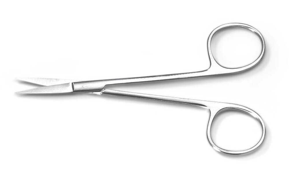 Microscopy scissors Scissor handle angular, 90 mm, 18 mm 1 piece