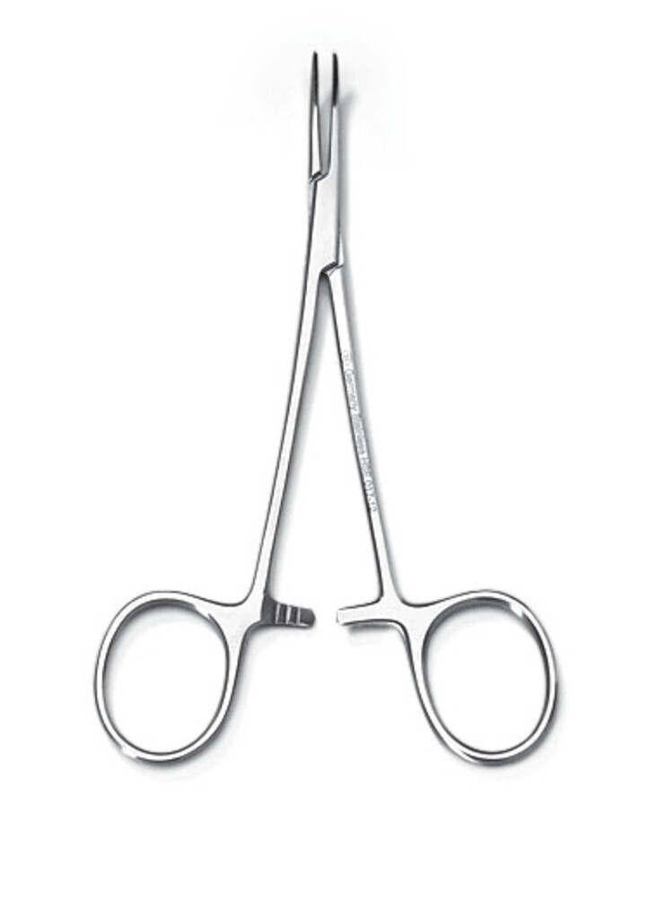 Clamp Micro-Halsted, curved 1 piece