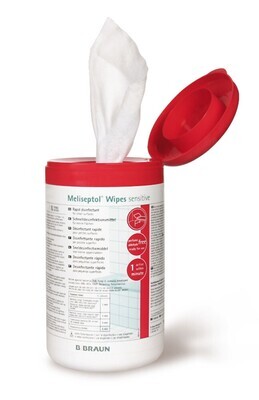 Desinfektionstücher Meliseptol® Wipes Sensitive, Spenderbox 1 Stück