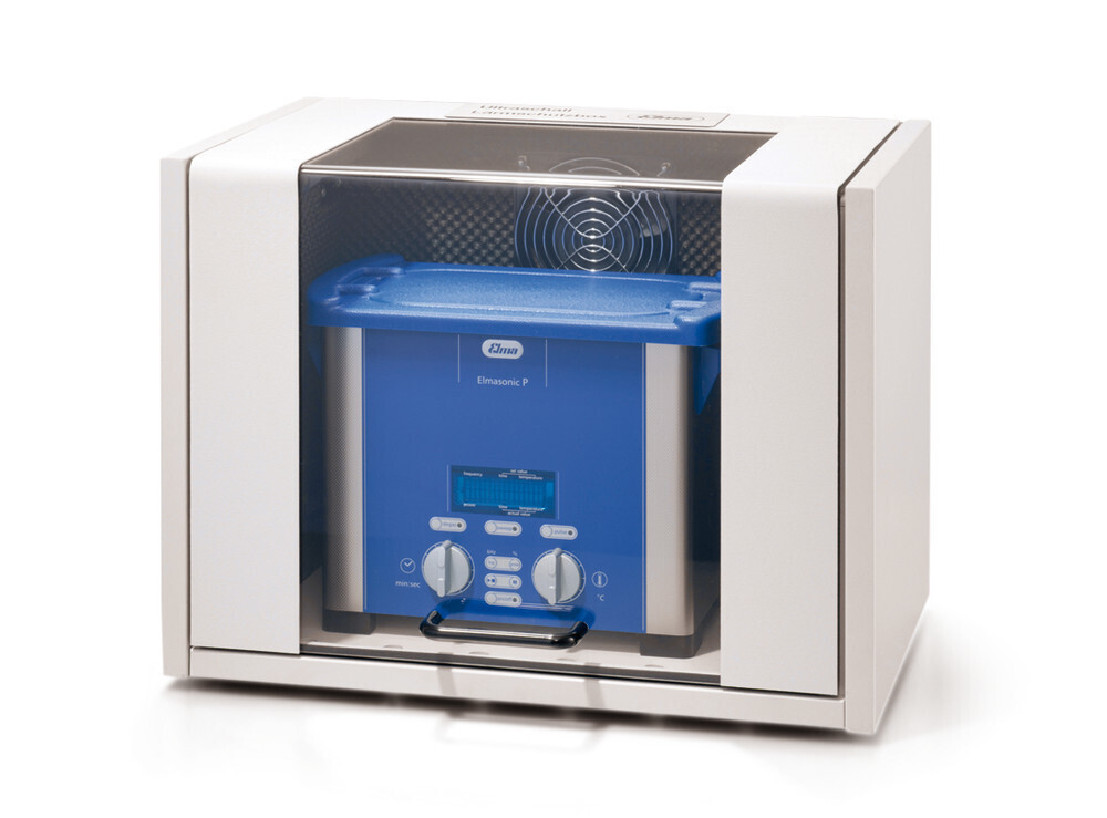 Sound insulation box for ultrasonic cleaning devices, Gesch. front, S 10, S 15, S 30, P 30, S 40, S 60, P 60 1 Piece
