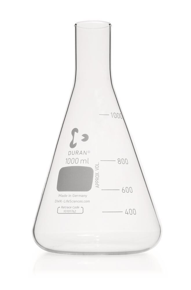 Palloni di coltura a forma di Erlenmeyer, 1000 ml 1 pezzo