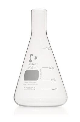 Culture flasks in Erlenmeyer shape, 1000 ml 1 piece