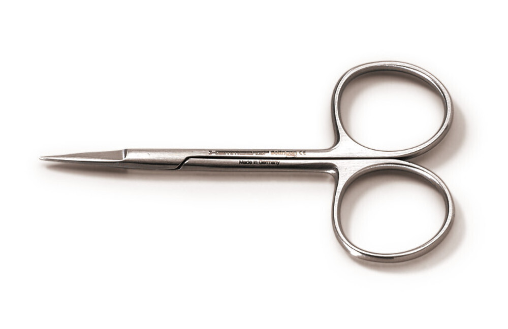 Micro scissors type Mikro-Iris curved 1 piece