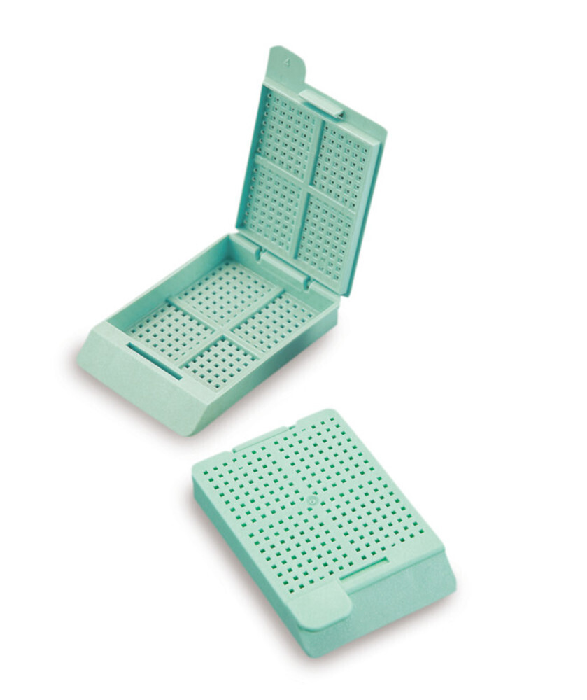 Biopsy Embedding Cassettes Swingsette, green 500 pcs