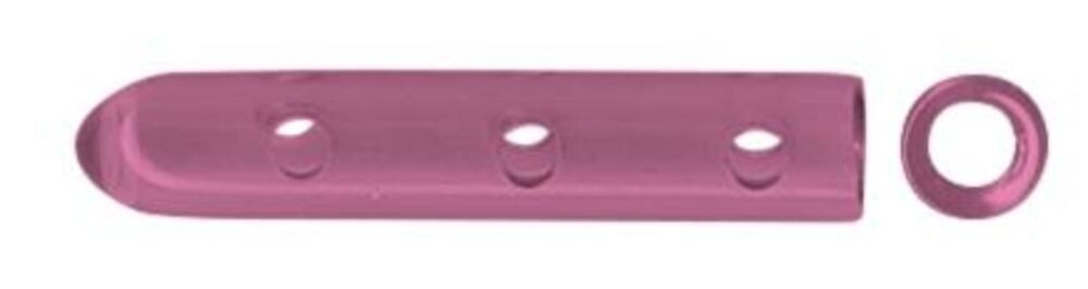 Tip protection round, 25.4 mm, pink, 3.2 mm 100 pcs