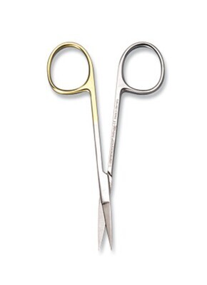 Dissecting scissors with microsection straight 1 piece