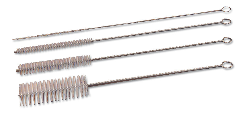 Cleaning brushes, Galvanized steel wire, 4 mm, 100 mm 5 pcs