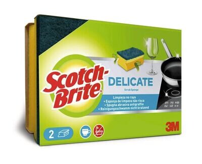 Cleaning Sponge Scotch-Brite Delicate 6 Pieces