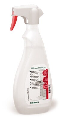Surface disinfectant Meliseptol® Foam pure, Foam spray bottle, 750 ml 750 ml