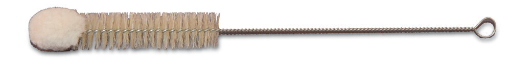 Cleaning brushes Brush made of natural bristles with woolen head, 60 mm, 145 mm, 520 mm 1 piece