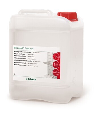 Disinfettante per superfici Meliseptol® Foam pure, Tanica, 5 l 5 Litri