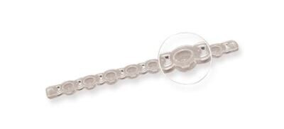 Accesorios PCR tapas tiras planas 125 uds