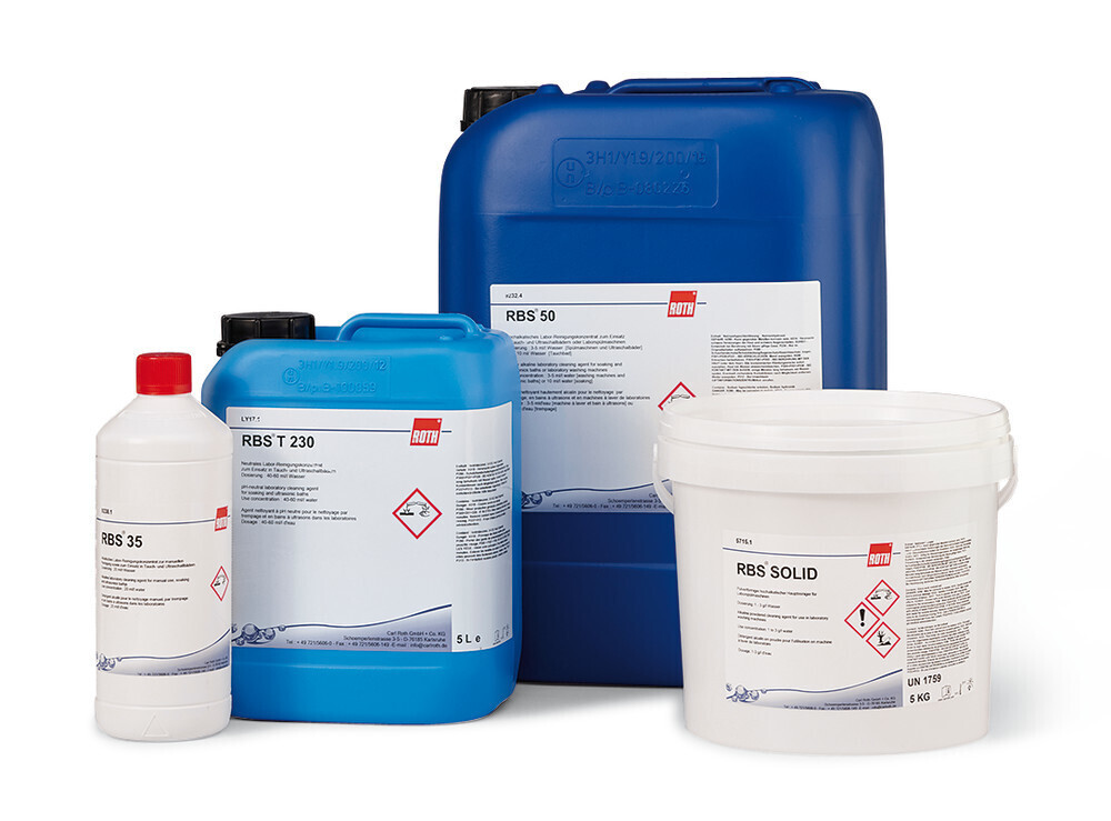 Laboratory cleaning agent RBS A 375 5 litres