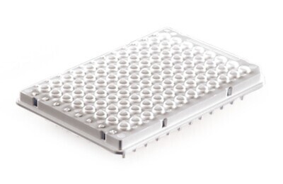 PCR Plates 96-well Real Time, half frame 50 pcs