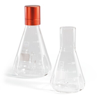 Chicane flasks ROTILABO®, Straight neck, 100 ml 1 piece
