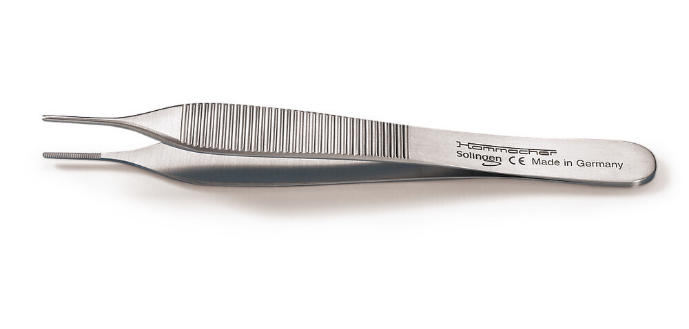 Tweezers anatomical Adson fine, 150 mm 1 piece