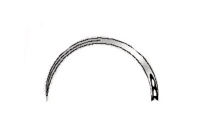Aiguilles chirurgicales, figure 14, 23 mm, 1/2 rondes, rondes 12 pièces