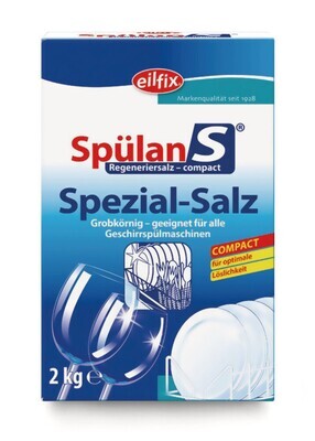 Sel régénérant pour lave-vaisselle Gros grain, 1,0-6,5 mm 2 kg