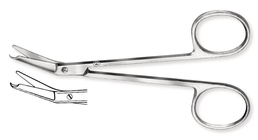 Special scissors SPENCER angled 1 piece