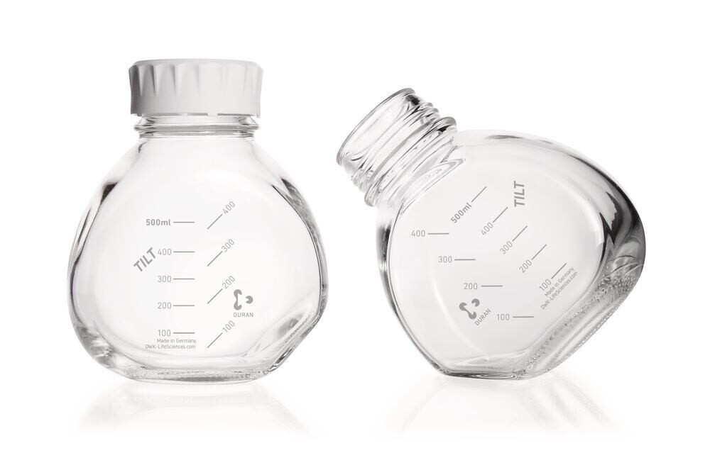 Cell culture media bottle DURAN® TILT 4 pcs