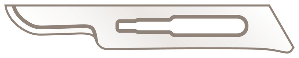 Scalpel blades for handle No. 3, 15 10 pcs
