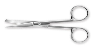 Dissecting scissors knotted 1 piece