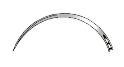 Aghi chirurgici, fig.11, 34 mm, 3/8 rotondi, rotondi 12 pezzi