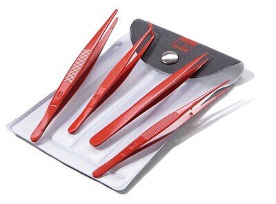 Tweezer set ROTILABO® PTFE-coated 1 piece
