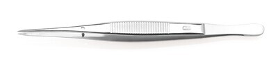 Tweezers with guide pin straight, 130 mm 1 piece