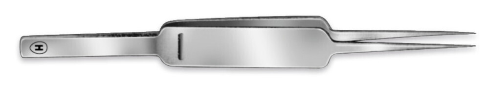 Micro tweezers special shape straight 1 piece