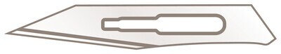 Lame bisturi per manico n. 4, 25 10 pz