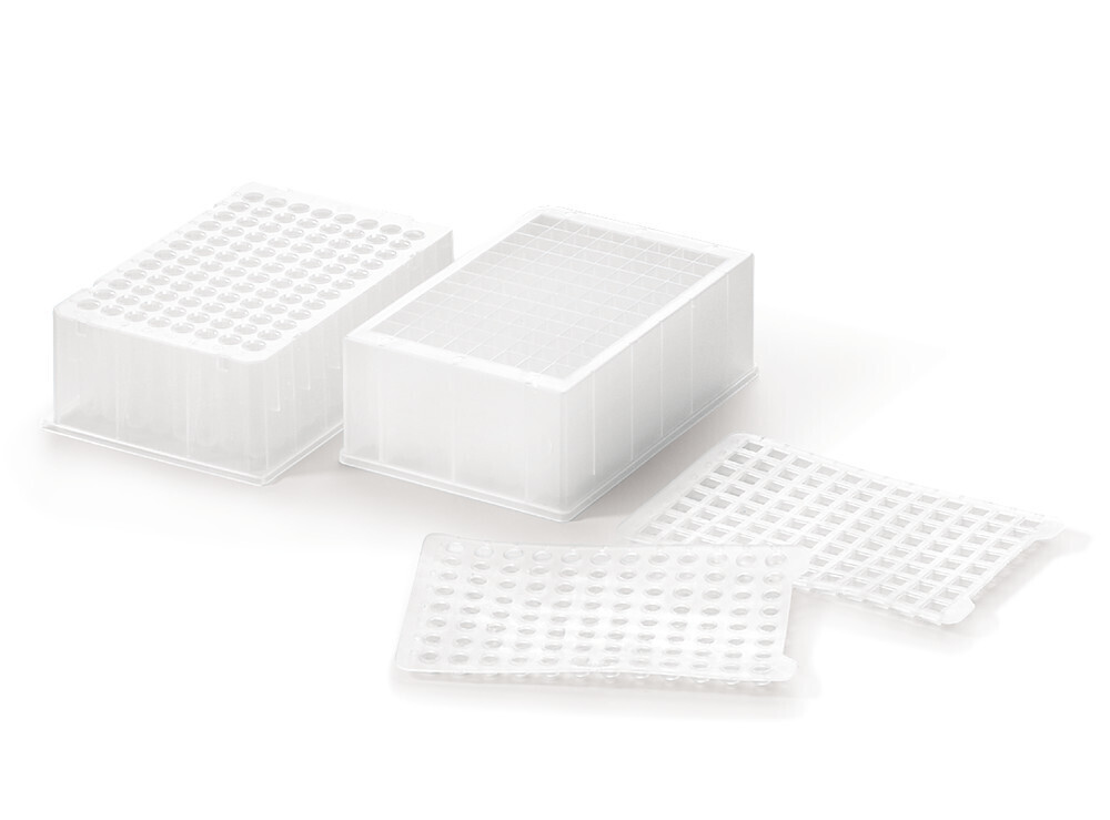 Deepwell Plates Riplate®, Wells, 96, 1200 µl, Round, Round, Non-sterile 20 pcs