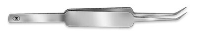 Micro tweezers special shape curved 1 piece