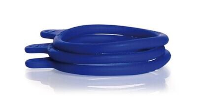 Accessories for cell culture media bottle DURAN® TILT, Marking rings GL56, blue 20 pieces