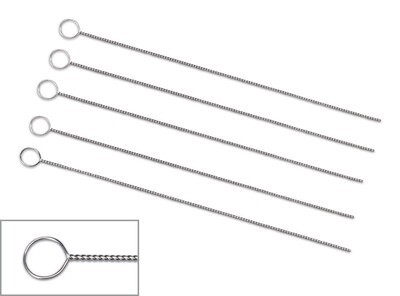 Oeil d&#39;inoculation Calibré, 10 µl, 4,00 mm 5 pcs
