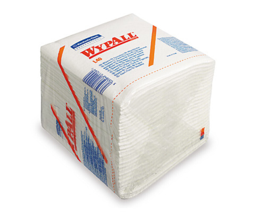 Disposable Cleaning Wipes WYPALL® L40 Wipes Folded in Four 1008 pcs