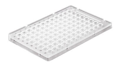 Piastre per PCR a 96 pozzetti, profilo basso, mezzo telaio (elevato) 50 pz