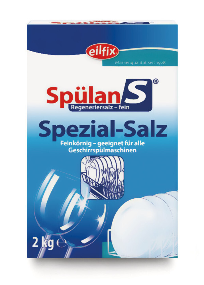 Dishwasher cleaner regeneration salt Fine grain, 0.1-1.6 mm 2 kg