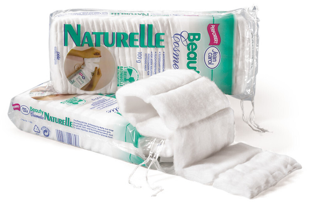 Cotton wadding, unperforated, 700 g, 7 x 100 g 700 g
