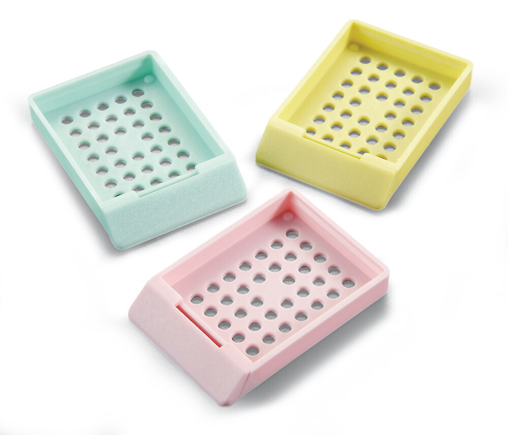 Embedding cassettes, yellow 500 pieces