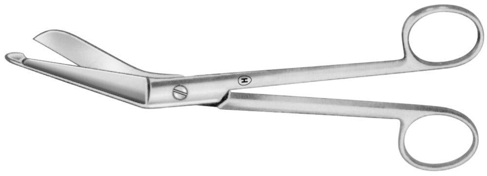 Special scissors LISTER angled, 180 mm 1 piece
