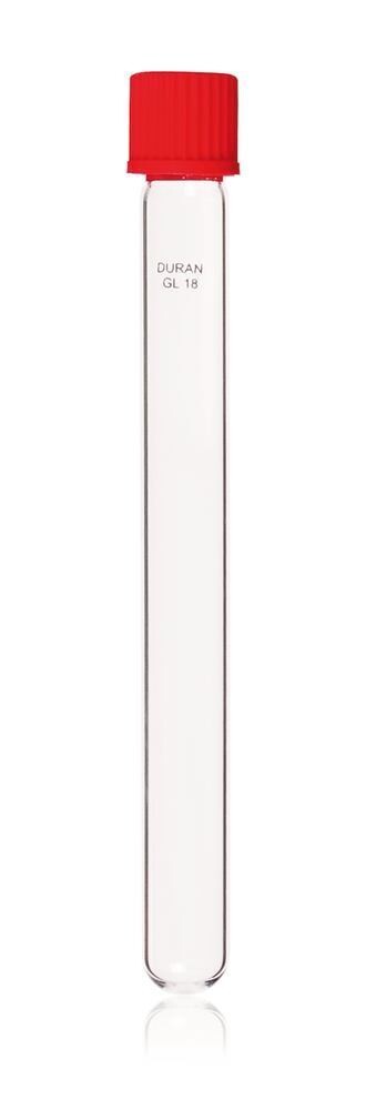 Culture tubes with screw cap DURAN® glass, 30 ml, height, 180 mm 50 pieces